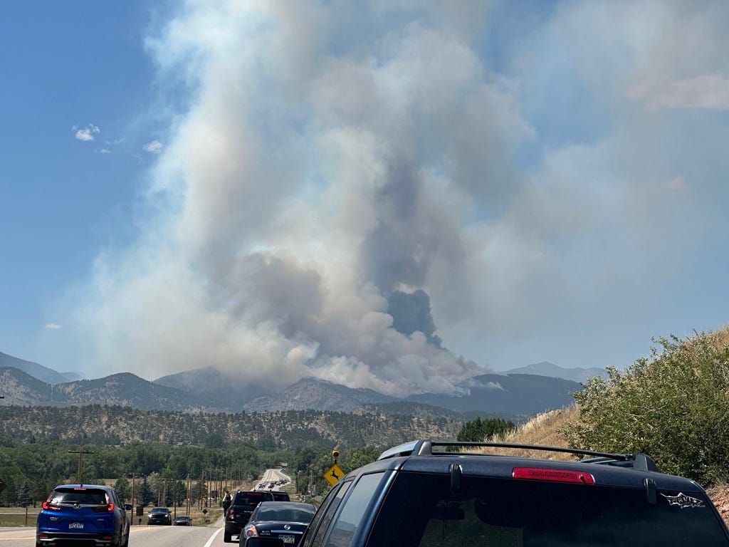 Where People, Animals Can Evacuate To During Alexander Mountain Fire In ...