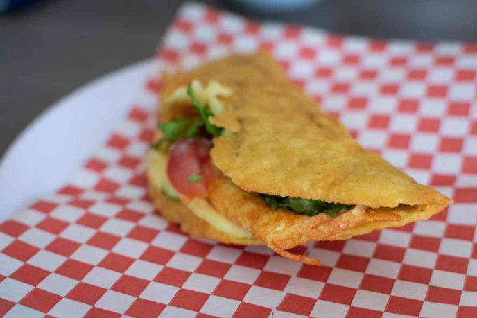 quesadillas de camarones