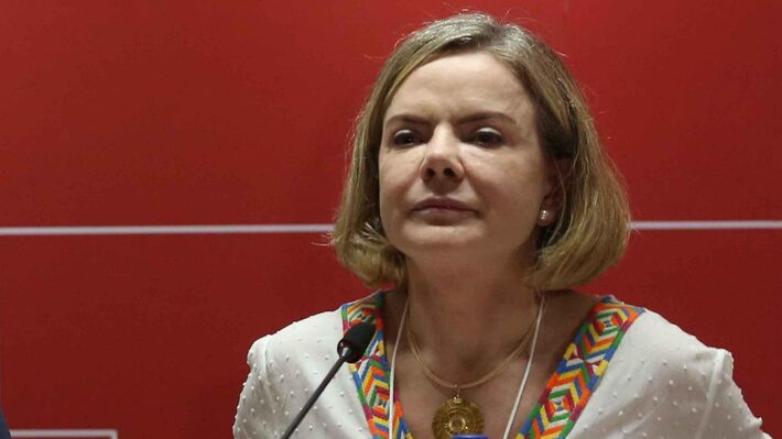 A presidente do PT, Gleisi Hoffmann, criticou publicamente o ministro Alexandre Padilha. Foto: Antonio Cruz/Agência Brasil Foto: