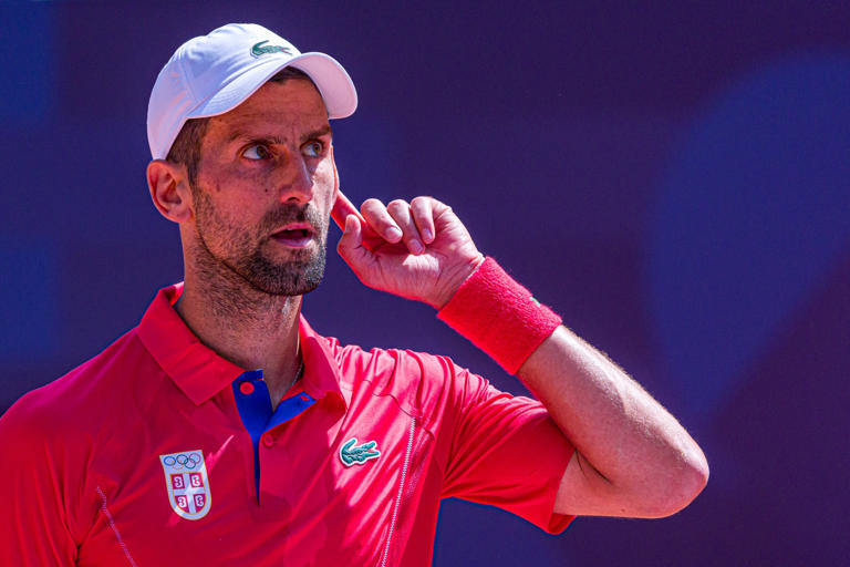 Novak Djokovic was left fuming as the crowd turned against him (Picture: Getty)