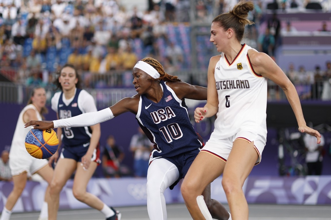 US 3x3 Women's Basketball Team Drops Opener Against Germany