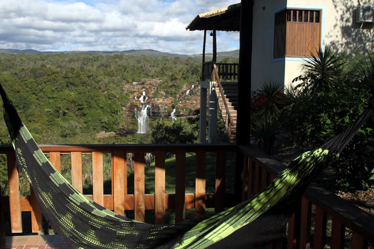 Pousada da Cachoeira Poço Encantado, em Teresina de Goiás, na Chapada dos Veadeiros