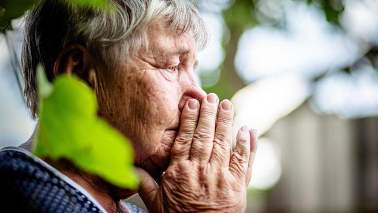 Kapitolina Oleksandrivna (74) und ihr Ehemann waren trotz der Kämpfe im Jahr 2022 und trotz der Bombardierungen in der Zeit danach in Wowtschansk geblieben. © FUNKE Foto Services |Kapitolina Oleksandrivna (74) und ihr Ehemann waren trotz der Kämpfe im Jahr 2022 und trotz der Bombardierungen in der Zeit danach in Wowtschansk geblieben. © FUNKE Foto Services | André Hirtz