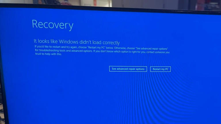 Blue screen issue on Windows