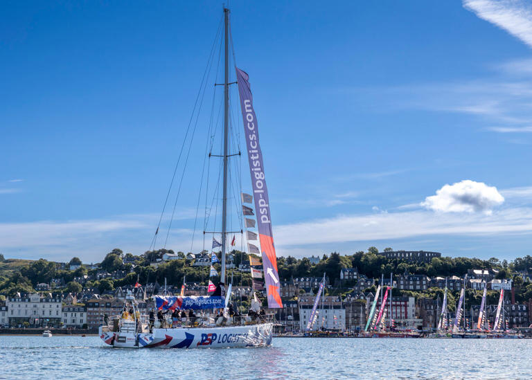 The yachts will remain in Oban until the final leg of the race begins on Sunday