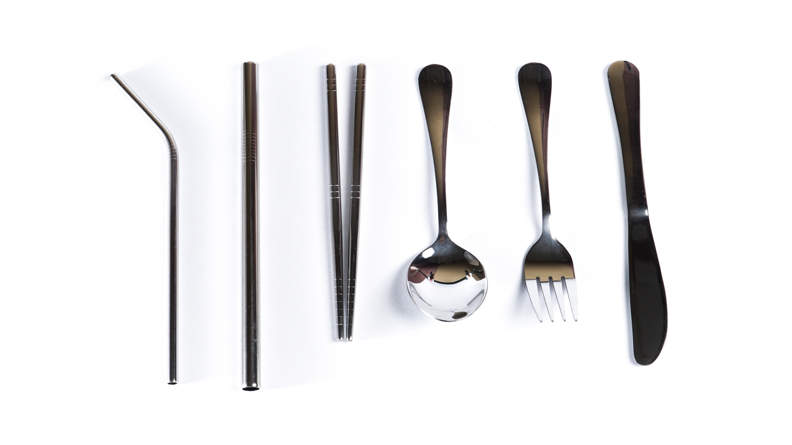 <p>The last item on the list is a cutlery set. Each set includes one knife, fork, spoon, straw, and chopsticks and comes in a durable box. </p>  <p>Instead of searching for cutlery or forgetting one at home, just grab what you need right from the box.</p>  <p>Also, they have many customizable sets designed for camping. So find the one that suits your personality and make it a keepsake for all your camping road trips.</p>