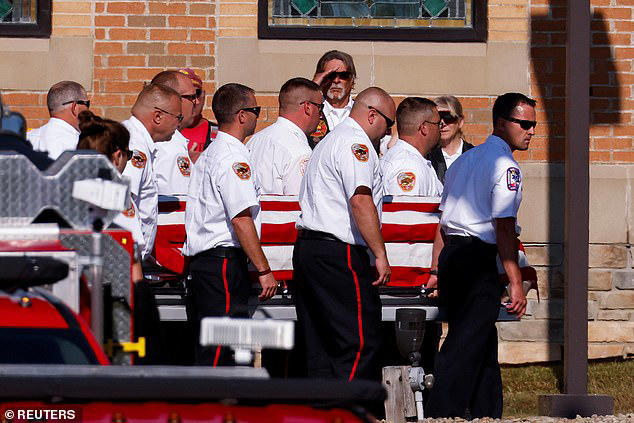 Huge procession of fire trucks honors Trump rally shooting victim