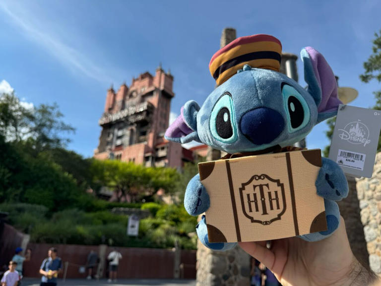 A new Tower of Terror Bellhop Stitch plush is available at Tower Hotel Gifts, located at the exit of the titular attraction within Disney’s Hollywood Studios. Bellhop Stitch – $26.99 This plush features Stitch wearing an iconic Tower of Terror Bellhop hat. In his paws he holds a piece of brown and tan luggage with ... Read more