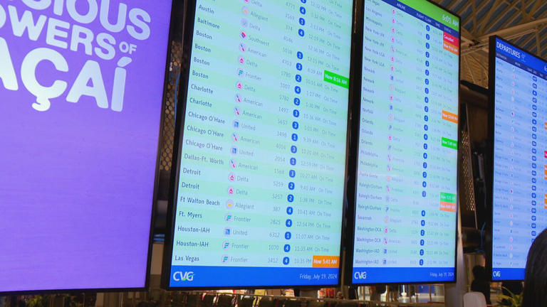 CVG Airport confirms major IT outage impacted some flights