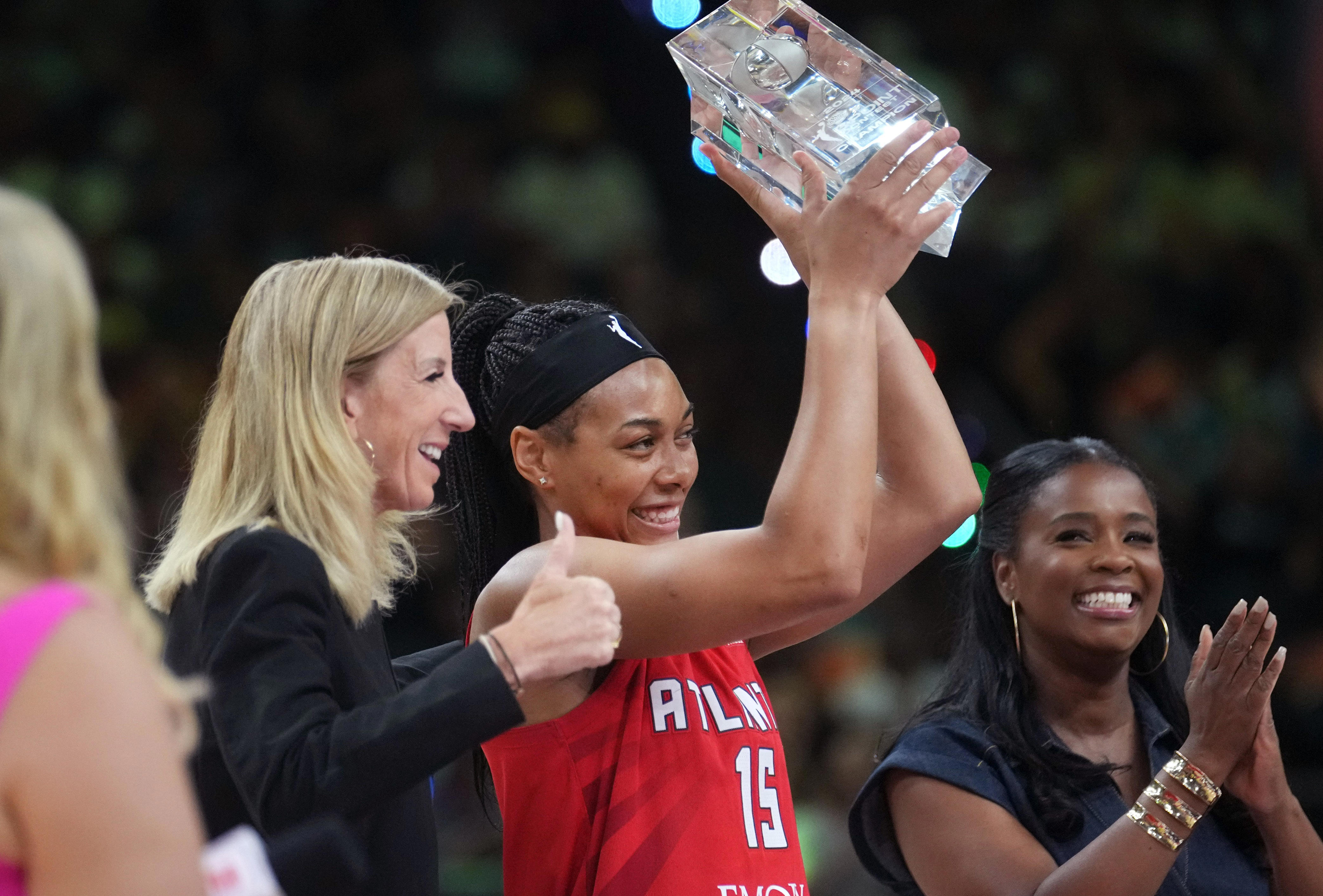 2024 WNBA Skills Challenge: Allisha Gray Makes History, Wins 3-point ...