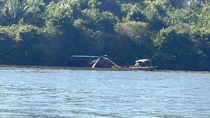 Pouso de emergência ocorreu após aeronave perder força Foto: Corpo de Bombeiros Militar de Goiás/Divulgação