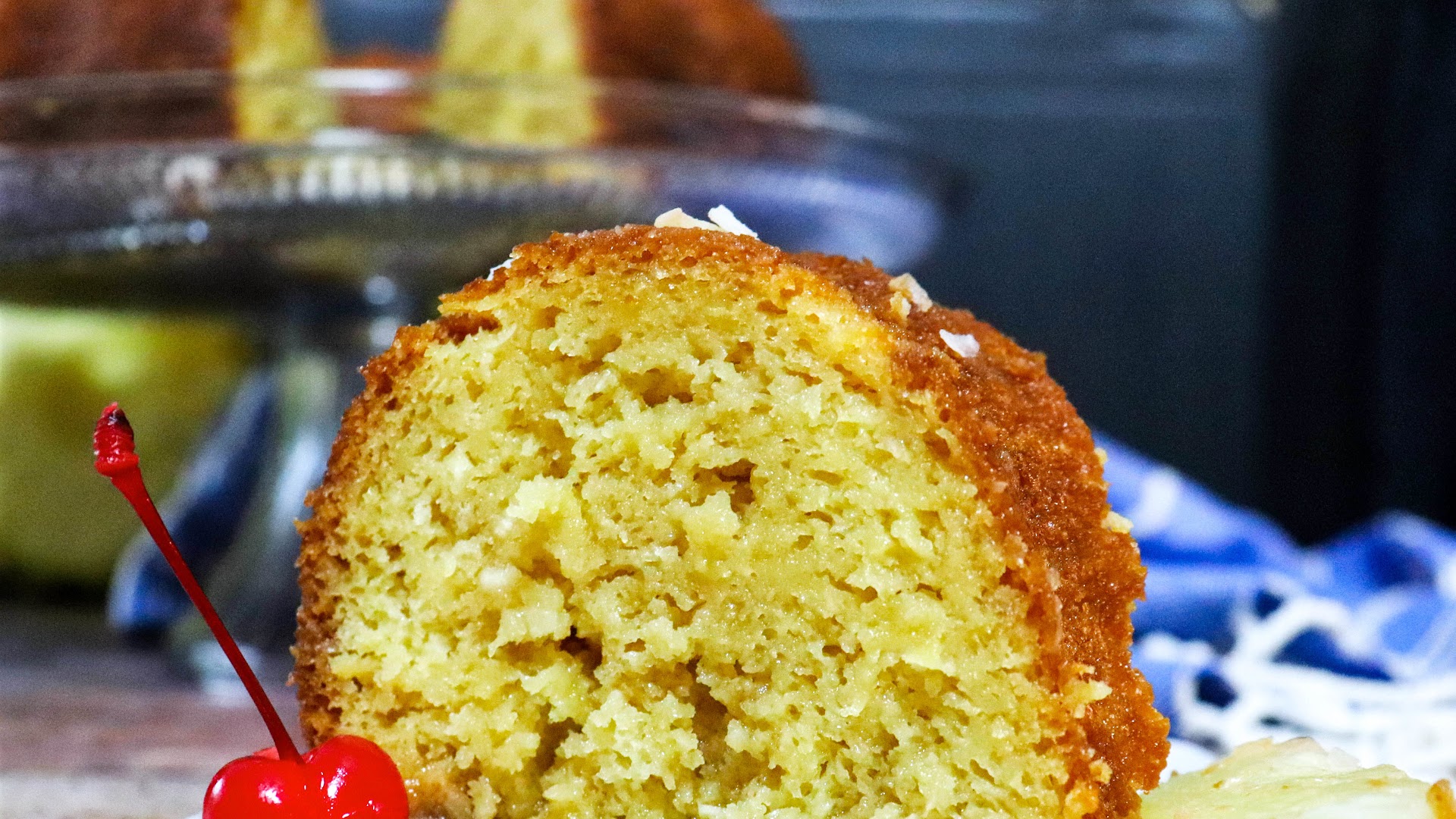 photo of Tropical Pineapple Coconut Rum Cake