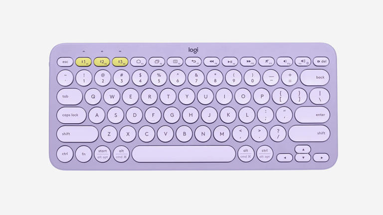 lavender Logitech K380