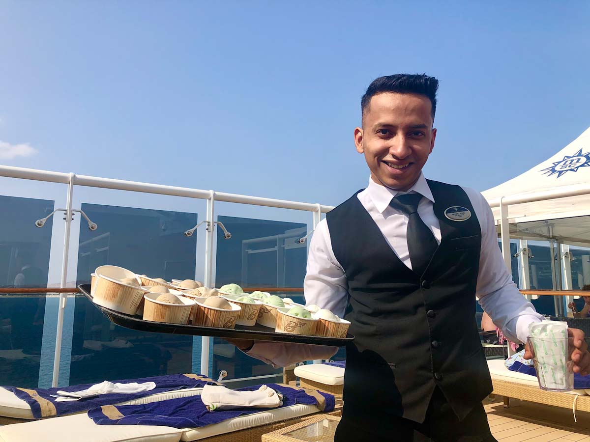 <p>One of the best things about the MSC Yacht Club is the personalised service. From the moment you board, you get top-notch attention. The 24-hour butler service takes care of everything, from unpacking your luggage to arranging private dining.</p> <p>The concierge desk is always available to help with any requests, like booking a spa treatment or planning a special celebration. This personalised service also extends to the shore excursions, ensuring you get the best experience.</p>