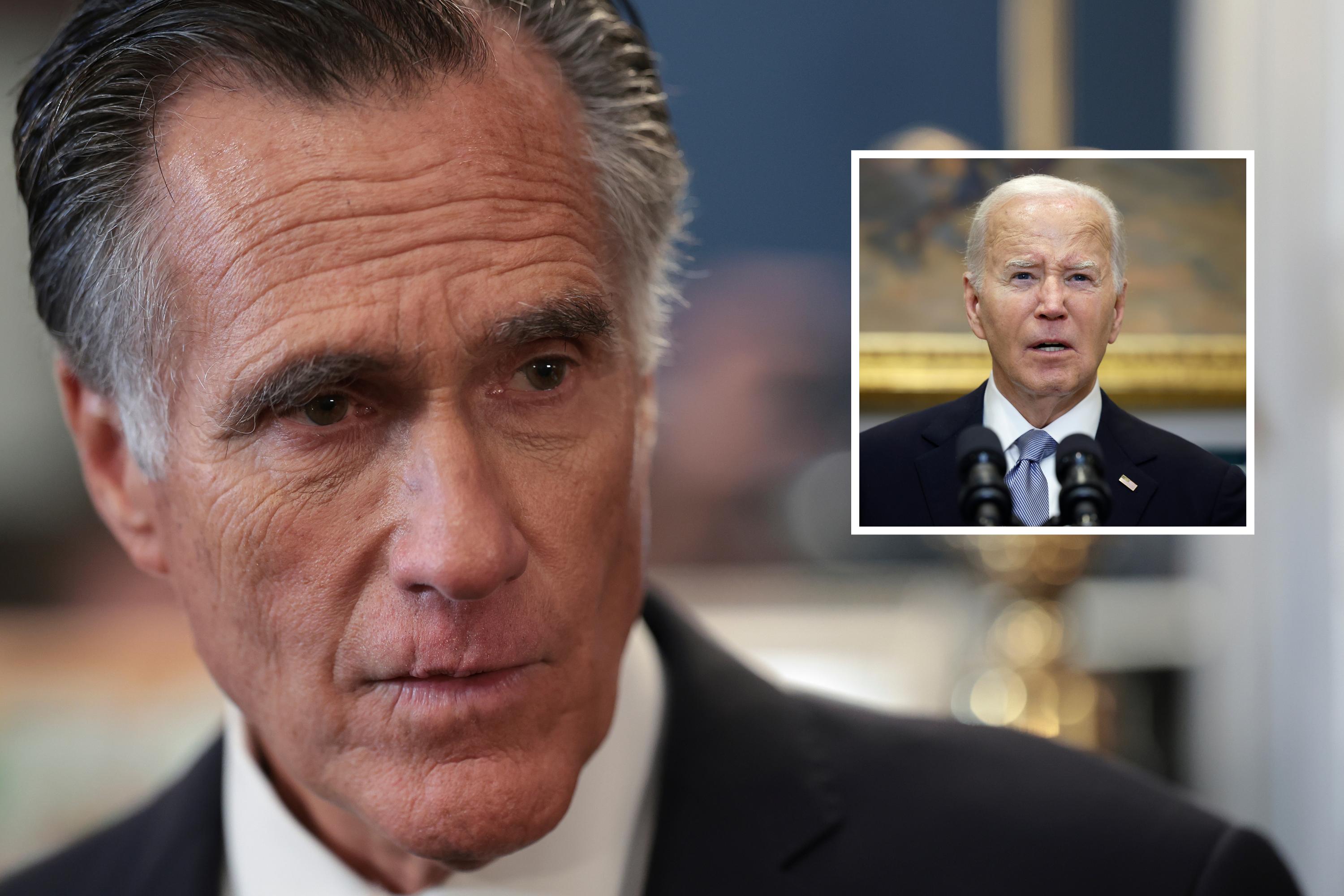 Could Mitt Romney Replace Joe Biden? Suggestion Sparks Fury