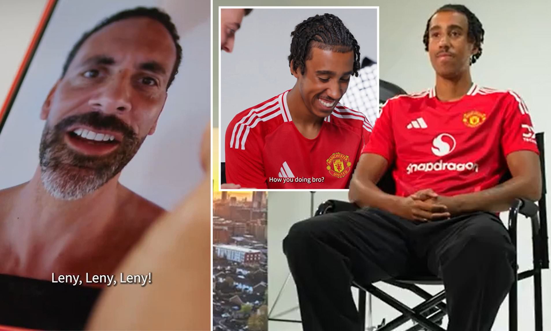 Leny Yoro Reveals How Rio Ferdinand Convinced Him To Join Man United ...