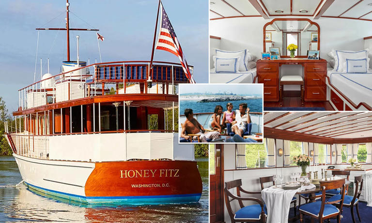 JFK's lavish presidential yacht can now be rented for $3K an hour