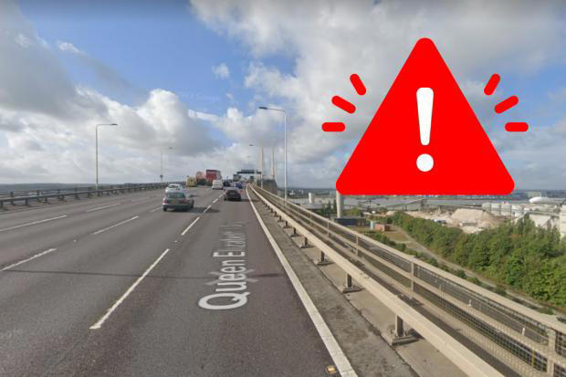 Motorists facing long delays at Dartford Crossing after crash on M25