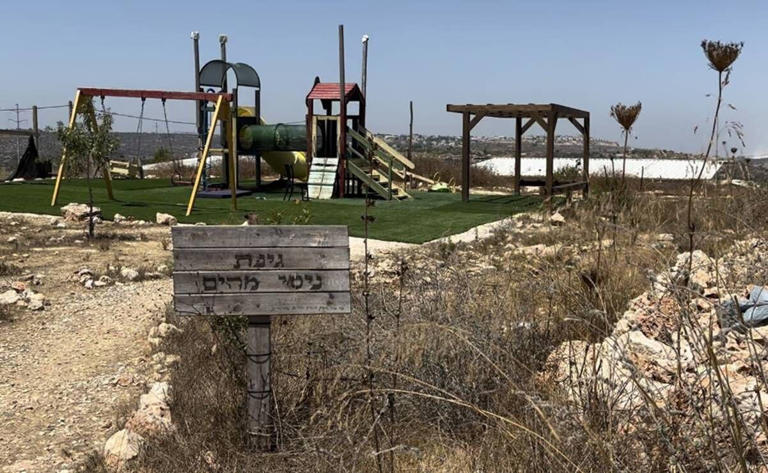 Asentamiento <strong>israel</strong>í de Evyatar, en Cisjordania ocupada. Foto: