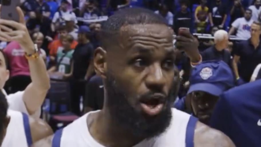 Mics Caught LeBron James’s Fired-Up Message To Team USA After Win Over ...