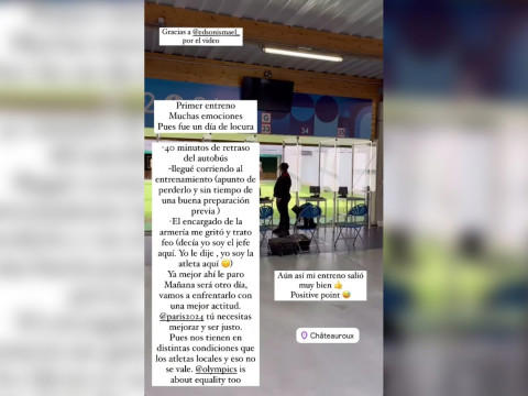 Alejandra Zavala alza la voz ante su experiencia durante entrenamiento en París 2024. (Captura de pantalla).