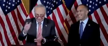 ‘I’m Clapping, You Don’t Have To’: Chuck Schumer Gives Kamala Harris ...