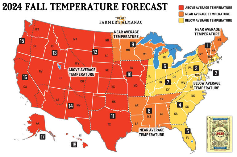 Farmers' Almanac winter forecast for 202425 in Michigan Wet, snowy