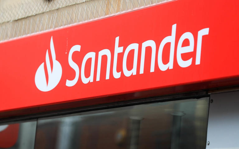 Santander revealed half-year profits dropped by almost a third - Mike Egerton/PA Wire
