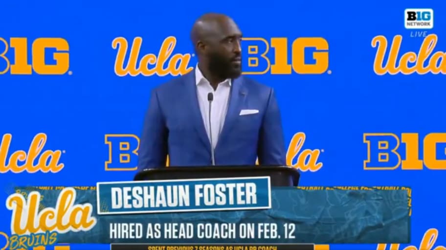 UCLA’s Deshaun Foster Roasted For Super Awkward Big Ten Press Conference