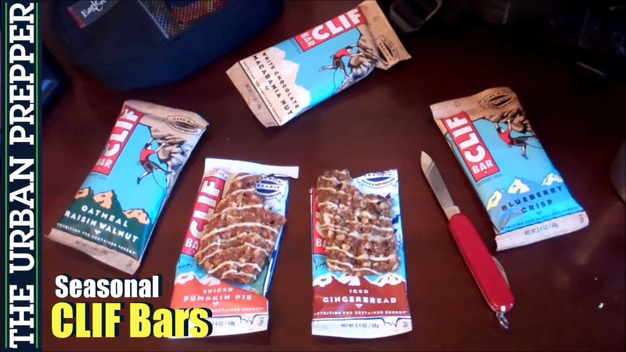 Seasonal CLIF BAR review for prepper nutrition