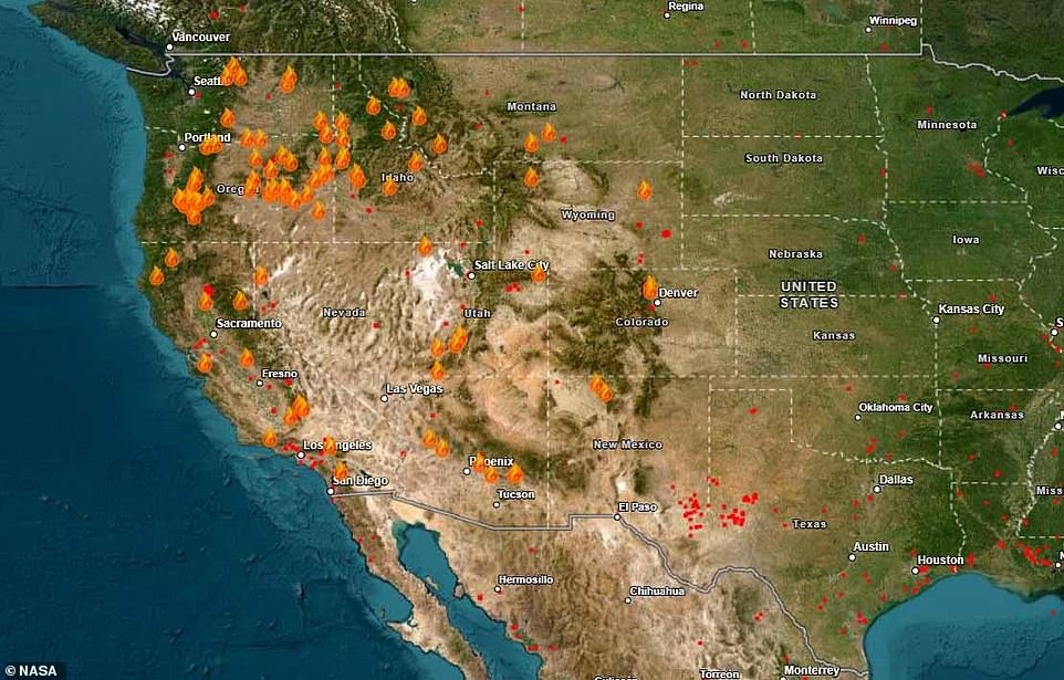 Wildfires ravaging western US dangerously spread to 11 states