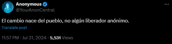 Anonymous se bajó varios sitios web del régimen de Nicolás Maduro: "El fraude no será tolerado"