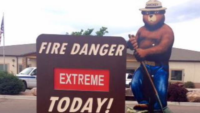 San Bernardino National Forest Catches Fire