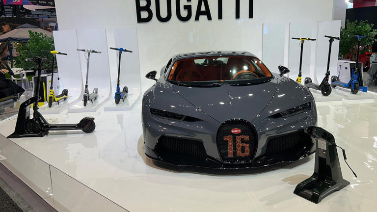 And the Most Confusing Car-Brand-e-Scooter-Mashup at CES Award Goes To...