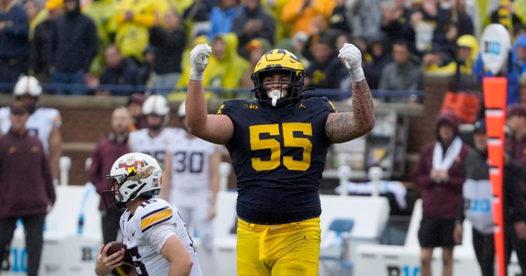 Four Michigan football stars crack first round of CBS Sports NFL mock draft