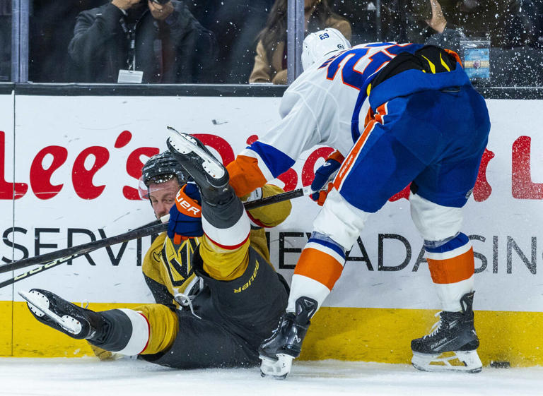 Knights can’t find net as win streak snapped by Islanders