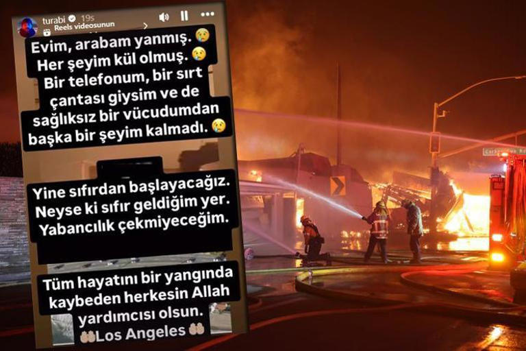 LOS ANGELES YANGIN! Survivor Turabi, Los Angeles yangın faciasında tüm mal varlığını kaybetti