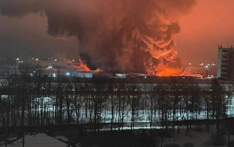 Photo: The attack on Russia on January 10 hit camouflaged military factories (t.me/akovalenko)