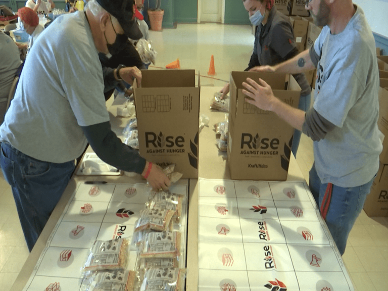 First Christian Church pushes back Rise Against Hunger packaging event