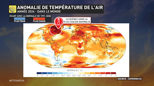 Le Québec est au centre de la plus grande anomalie jamais enregistrée