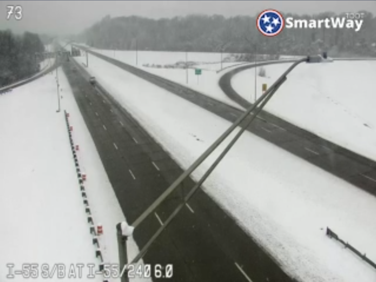 Memphis traffic cameras See highway road conditions amid winter storm