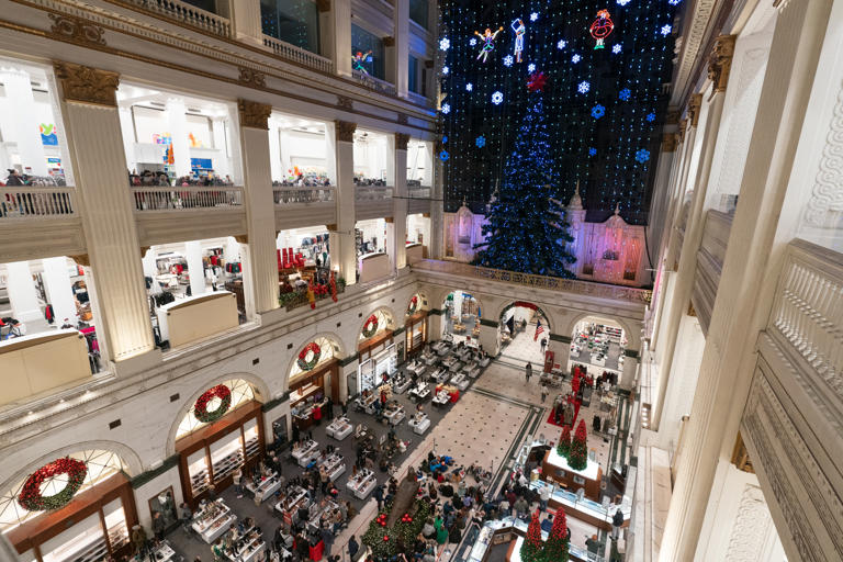 It’s not clear what will happen to the holiday light show when Macy’s closes