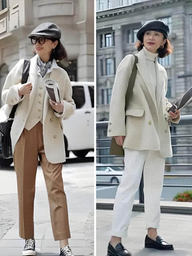 50岁女人腿粗、胯宽、臀大，尽量别碰这3种穿搭雷区，谁穿谁老