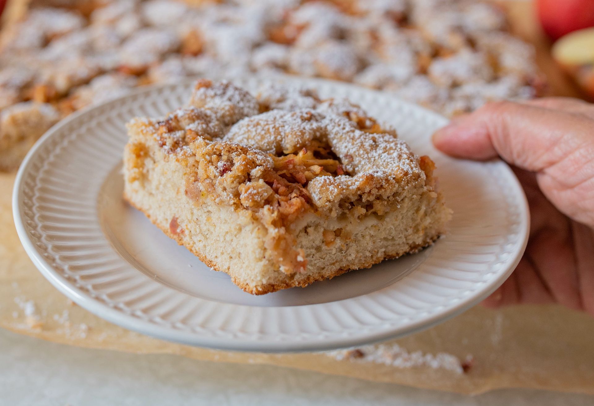 Apfelkuchen mit Walnusstwist: der Winterklassiker neu entdeckt