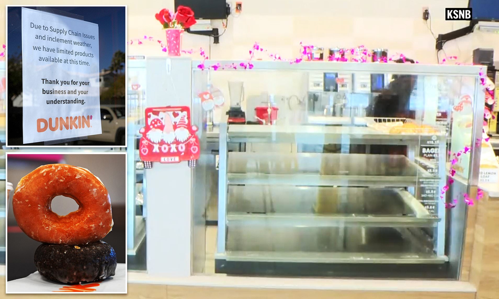 Dunkin' plagued by unexplained shortage leaving stores without donuts