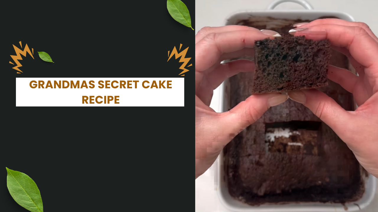 Grandmas secret cake recipe