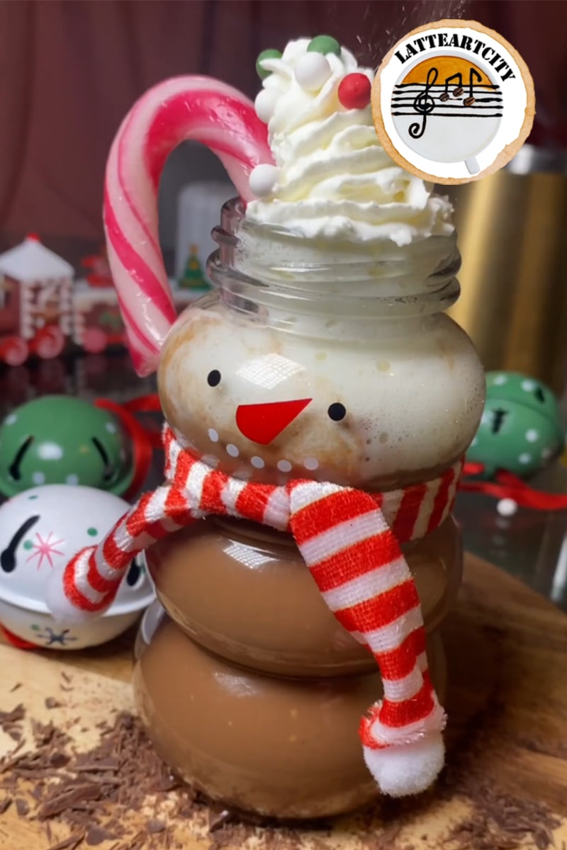 Cremige heiße Schokolade, Weihnachtsstimmung