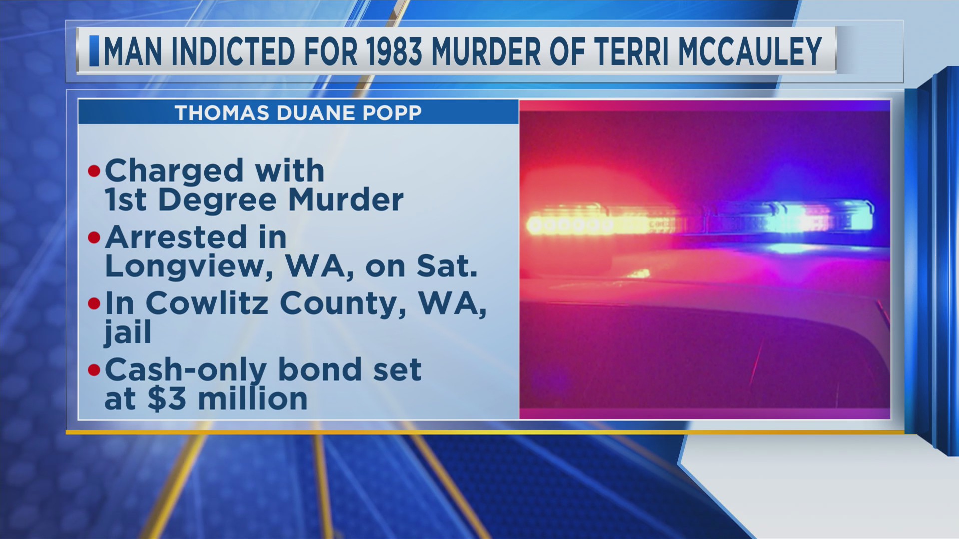 Man Indicted for 1983 Cold Case