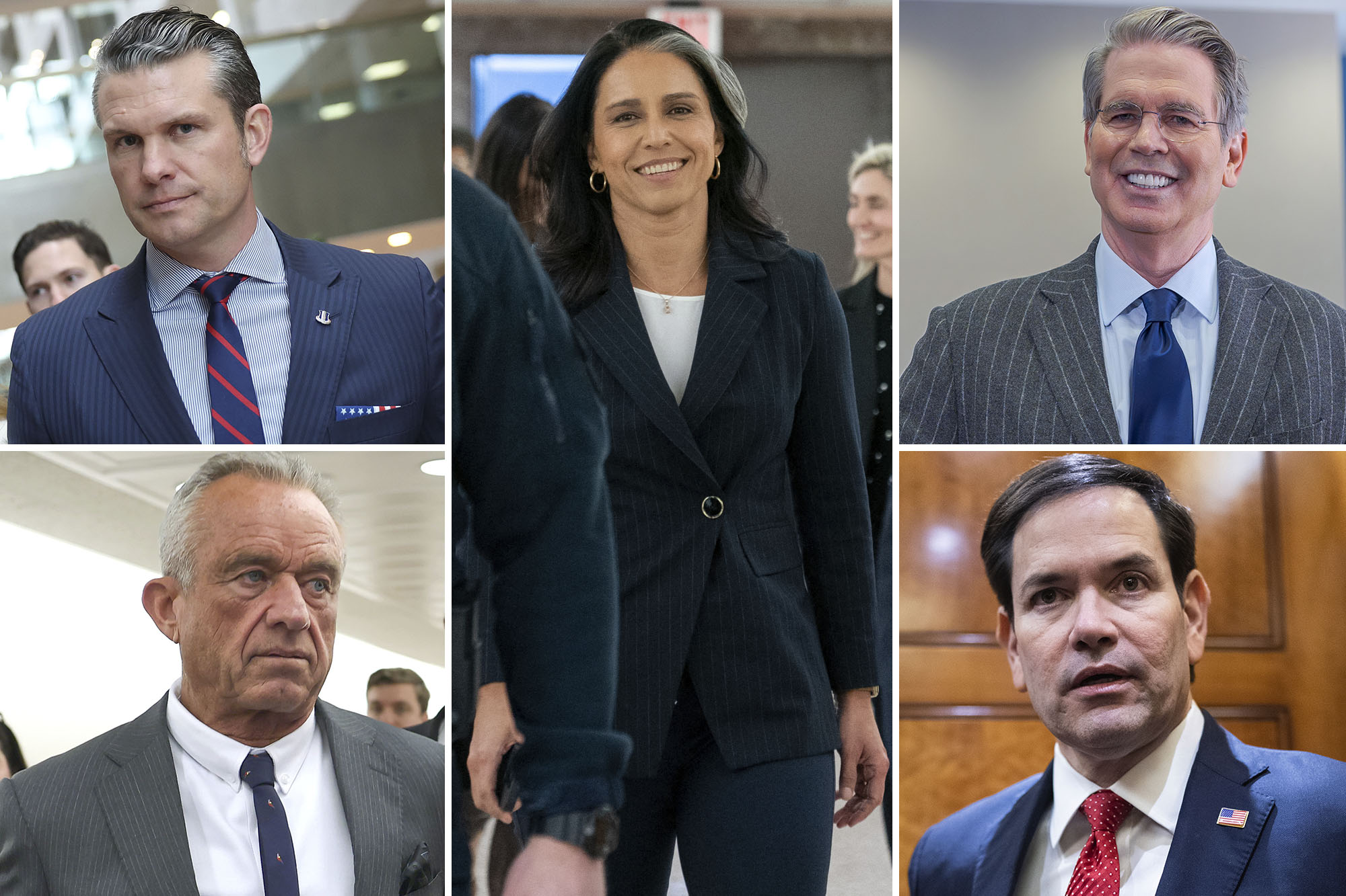 Trump’s picks Tulsi Gabbard, RFK Jr. and Pete Hegseth walk back