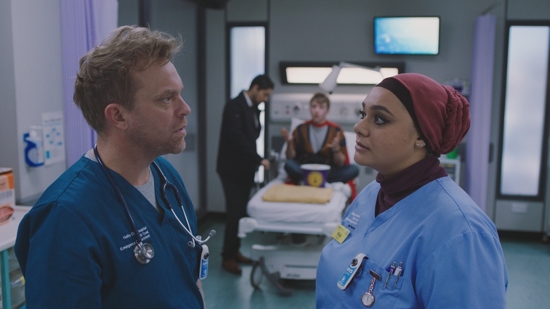 Will Rida come clean to Dylan?? (Image credit: BBC Studios)